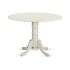 Table de salle à manger HomeStock en bois d'acacia avec texture bois et deux rallonges de 9 pouces
