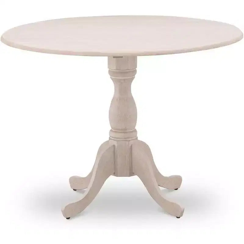 Table de salle à manger HomeStock en bois d'acacia avec texture bois et deux rallonges de 9 pouces