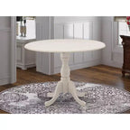Table de salle à manger HomeStock en bois d'acacia avec texture bois et deux rallonges de 9 pouces