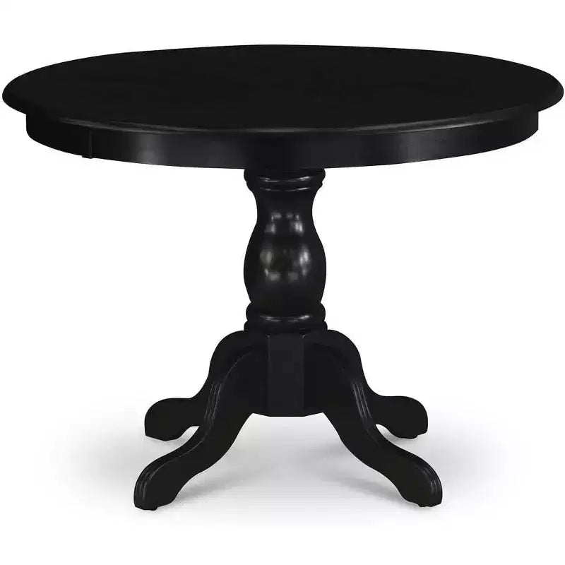 Table de cuisine moderne HomeStock avec plateau et pieds de table en bois asiatique