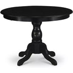 Table de cuisine moderne HomeStock avec plateau et pieds de table en bois asiatique