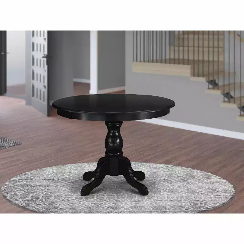 Table de cuisine moderne HomeStock avec plateau et pieds de table en bois asiatique
