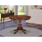 Table de cuisine moderne HomeStock avec plateau et pieds de table en bois asiatique