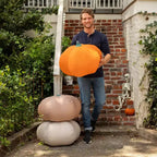 Pouf Citrouille Jaxx - Ottomane de luxe pour la décoration d'automne et d'Halloween