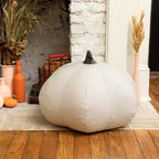 Pouf Citrouille Jaxx - Ottomane de luxe pour la décoration d'automne et d'Halloween