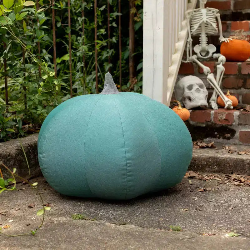 Pouf Citrouille Jaxx - Ottomane de luxe pour la décoration d'automne et d'Halloween