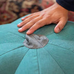 Pouf Citrouille Jaxx - Ottomane de luxe pour la décoration d'automne et d'Halloween