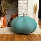 Pouf Citrouille Jaxx - Ottomane de luxe pour la décoration d'automne et d'Halloween