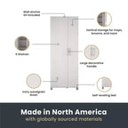 Armoire haute asymétrique Camberly Systembuild Evolution
