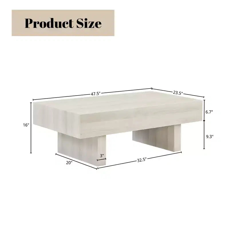 Roundhill Furniture Athens Table Basse d'Appoint Moderne