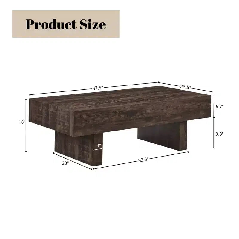 Roundhill Furniture Athens Table Basse d'Appoint Moderne