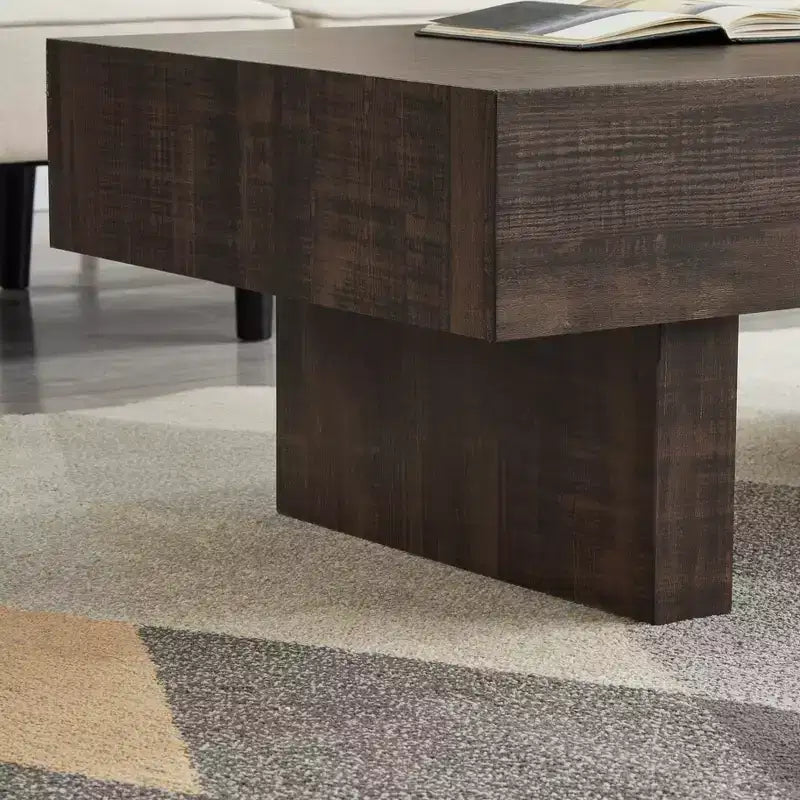 Roundhill Furniture Athens Table Basse d'Appoint Moderne