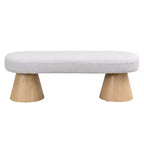 Banc de salle à manger multifonctionnel rembourré Ofra moderne Christopher Knight Home