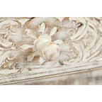 Jofran, Table d'appoint en manguier sculpté à la main Global Archive - Couleur Blanche