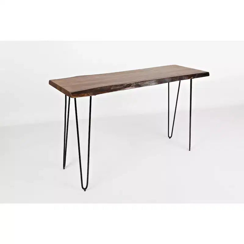 Jofran, Table d'appoint canapé Nature's Edge 50" en acacia massif - Couleur grise
