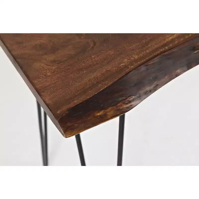 Jofran, Table d'appoint canapé Nature's Edge 50" en acacia massif - Couleur grise