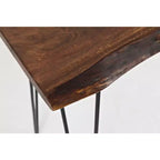 Jofran, Table d'appoint canapé Nature's Edge 50" en acacia massif - Couleur grise