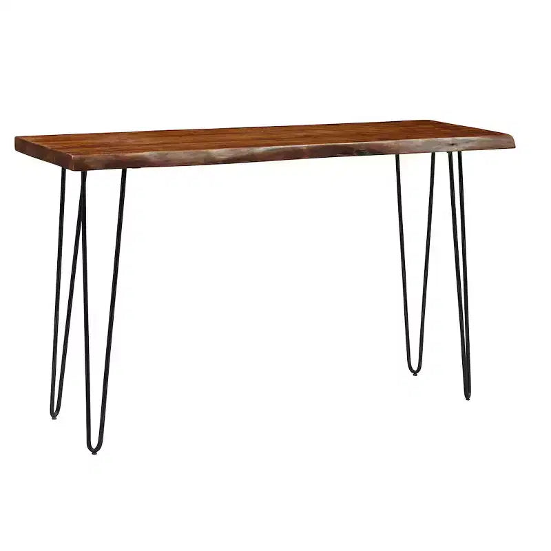 Jofran, Table d'appoint canapé Nature's Edge 50" en acacia massif - Couleur grise
