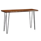 Jofran, Table d'appoint canapé Nature's Edge 50" en acacia massif - Couleur grise