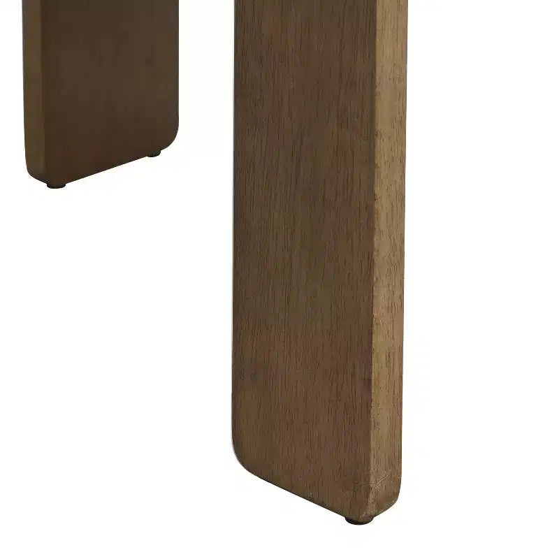Lot de 2 chaises de salle à manger modernes rembourrées avec cadre en bois d'hévéa massif, chaises d'appoint du milieu du siècle - ModernLuxe