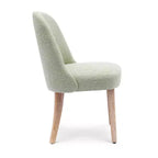 Chaise de salle à manger Genevieve en tissu bouclette de style Mid-Century Modern WestinTrends (lot de 6)