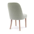 Chaise de salle à manger Genevieve en tissu bouclette de style Mid-Century Modern WestinTrends (lot de 6)