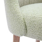 Chaise de salle à manger Genevieve en tissu bouclette de style Mid-Century Modern WestinTrends (lot de 6)