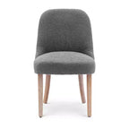 Chaise de salle à manger Genevieve en tissu bouclette de style Mid-Century Modern WestinTrends (lot de 6)