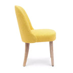 Chaise de salle à manger Genevieve en tissu bouclette de style Mid-Century Modern WestinTrends (lot de 6)