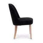 Chaise de salle à manger Genevieve en tissu bouclette de style Mid-Century Modern WestinTrends (lot de 6)