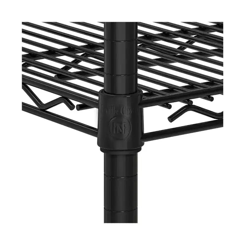 Étagère de rangement en fil d'acier ultra-durable à 5 niveaux, certifiée NSF, Seville Classics, 60 L x 72 H x 18 P