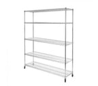 Étagère de rangement en fil d'acier ultra-durable à 5 niveaux, certifiée NSF, Seville Classics, 60 L x 72 H x 18 P