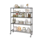 Étagère de rangement en fil d'acier ultra-durable à 5 niveaux, certifiée NSF, Seville Classics, 60 L x 72 H x 18 P