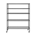 Étagère de rangement en fil d'acier ultra-durable à 5 niveaux, certifiée NSF, Seville Classics, 60 L x 72 H x 18 P
