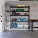 Étagère de rangement en fil d'acier ultra-durable à 5 niveaux, certifiée NSF, Seville Classics, 60 L x 72 H x 18 P