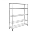 Étagère de rangement en fil d'acier ultra-durable à 5 niveaux, certifiée NSF, Seville Classics, 60 L x 72 H x 18 P