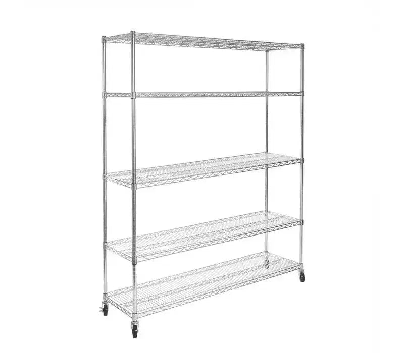 Étagère de rangement en fil d'acier ultra-durable à 5 niveaux, certifiée NSF, Seville Classics, 60 L x 72 H x 18 P