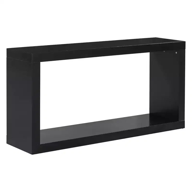 Console d'entrée minimaliste moderne, table d'appoint étroite en MDF et bois de pin avec étagère ouverte pour salon - ModernLuxe