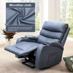 Fauteuil inclinable EROMMY avec massage et chaleur pour personnes âgées, avec 2 porte-gobelets