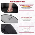 Chaise de Coiffeuse BestMassage Chaise de Maquillage Pivotante Moderne avec Hauteur Réglable Fauteuil d'Appoint