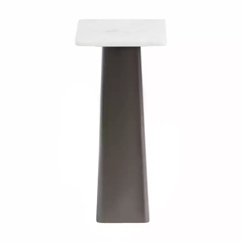 Table d'appoint carrée en marbre Kate and Laurel Quinley