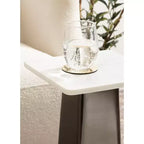 Table d'appoint carrée en marbre Kate and Laurel Quinley