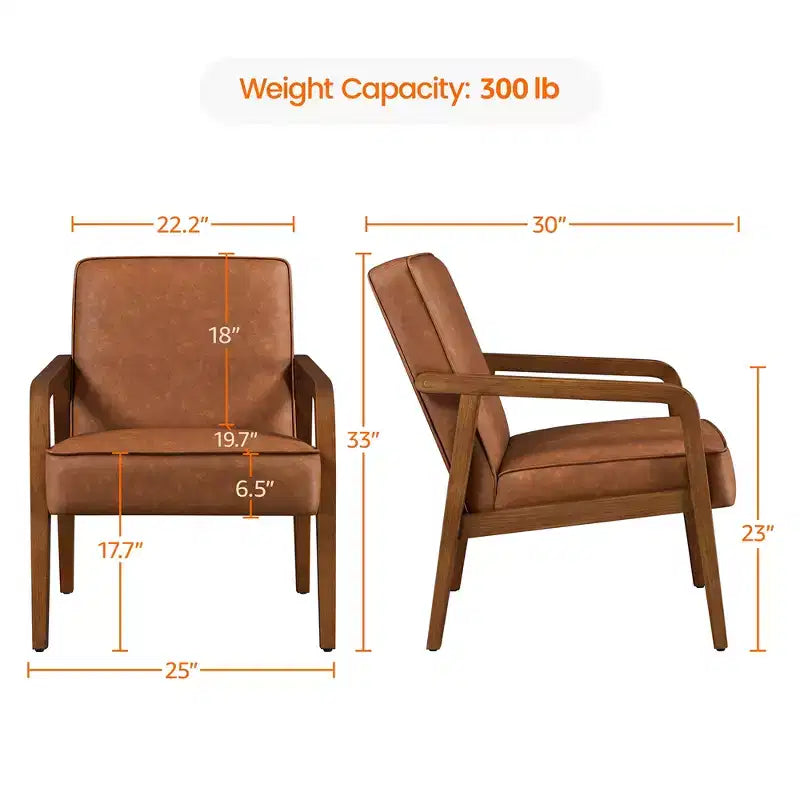 Yaheetech Lot de 2 chaises longues extra-larges en similicuir