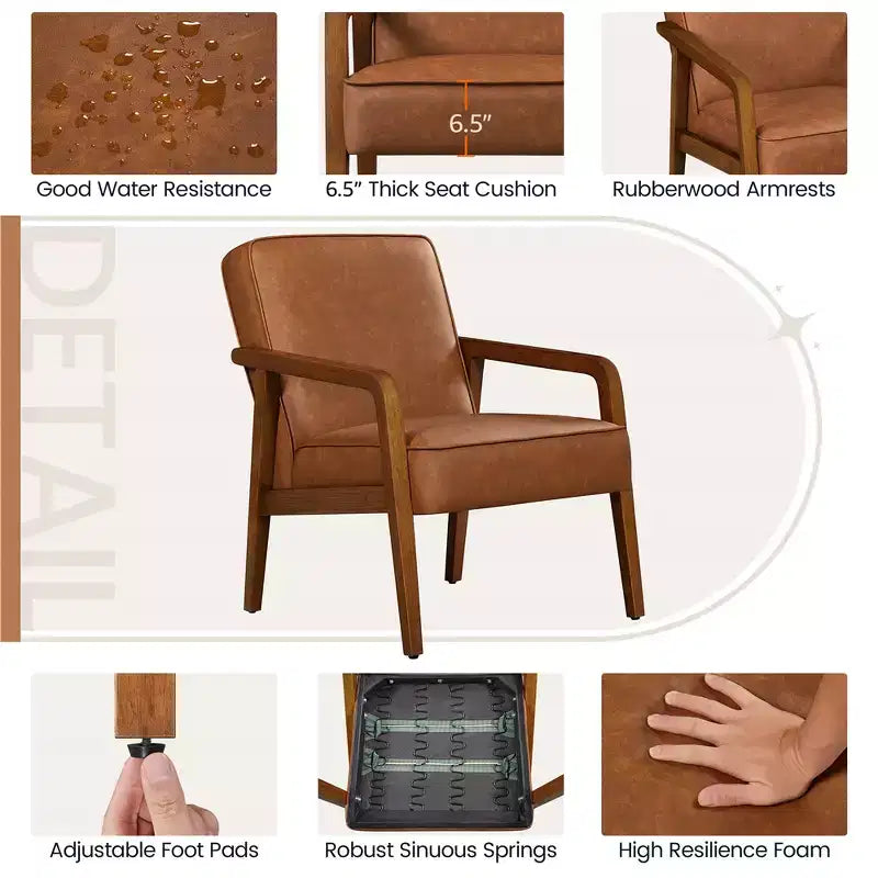 Yaheetech Lot de 2 chaises longues extra-larges en similicuir