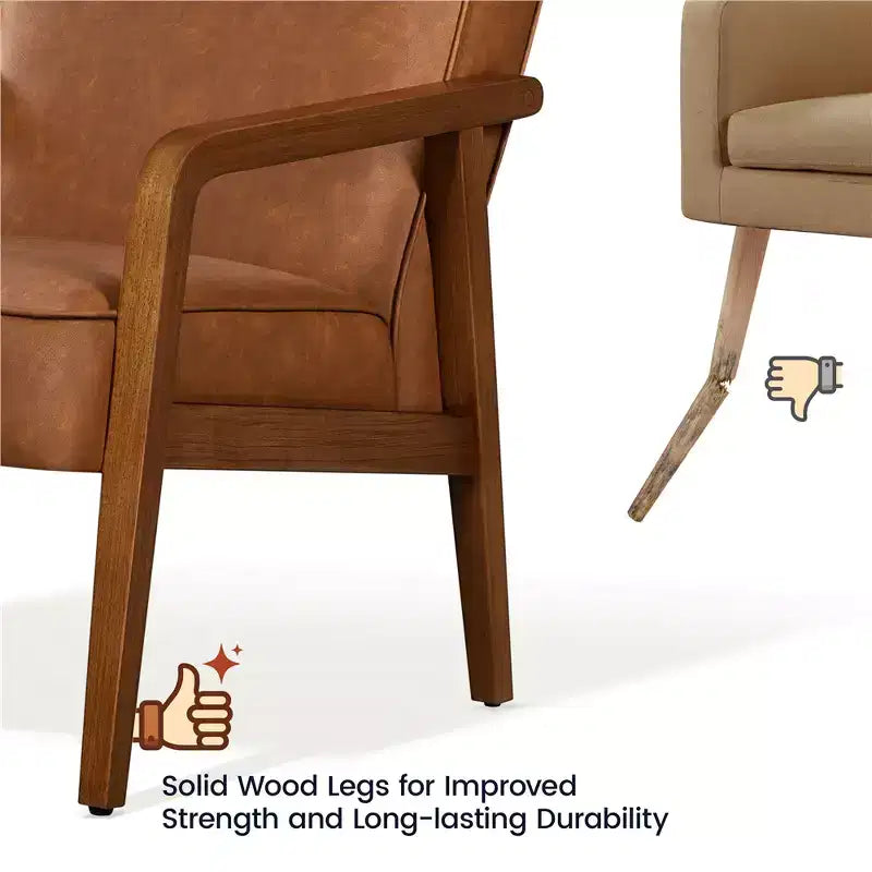 Yaheetech Lot de 2 chaises longues extra-larges en similicuir