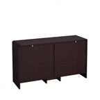 Commode en rotin à 6 tiroirs, Armoire de rangement d'angle en rotin en forme d'arc pour salon et chambre à coucher - ModernLuxe