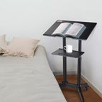 Yescom Pupitre roulant portable Bureau pour ordinateur portable mobile Lecture de présentation Bureau