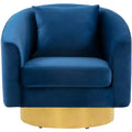 Joaquin Swivel Barrel Chair - SFV4765 - Safavieh Couture