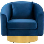 Joaquin Swivel Barrel Chair - SFV4765 - Safavieh Couture