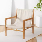 Chaise longue Osmond en lin - SFV9024 - Safavieh Couture